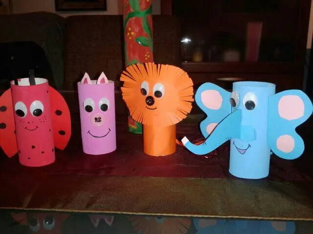 Animales con el tubo del papel higienico | mis manualidades ... Animales con el tubo del papel higienico | mis manualidades ...