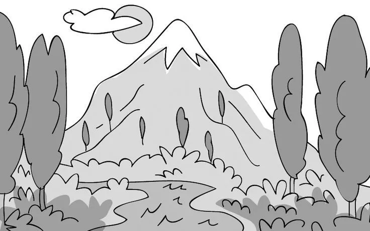 paisaje sirra para colorear - Buscar con Google | INFANTIL: Flora ... paisaje sirra para colorear - Buscar con Google | INFANTIL: Flora ...