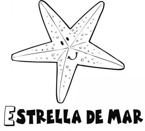 Estrellas de mar para recortar - Imagui