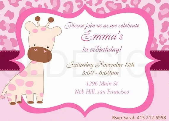 Invitaciónes para baby shower de animales de la selva - Imagui