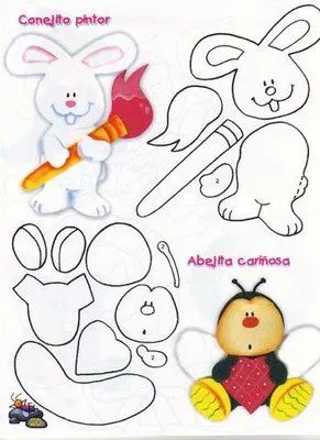 Imagen lamina de animalitos de foamy 002 - grupos.emagister.com