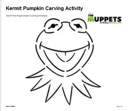 Animals For > Kermit The Frog Face Drawing