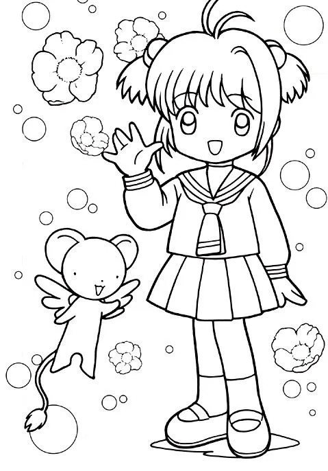 De imagenesde animespara colorear - Imagui