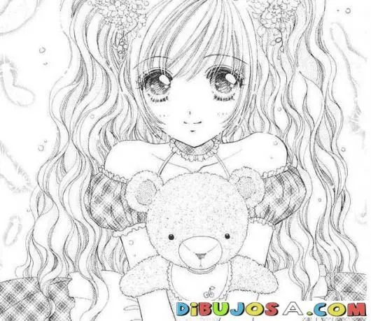 anime | COLOREAR MUCHACHA ANIME MANGA | DIBUJOS PARA PINTAR ...