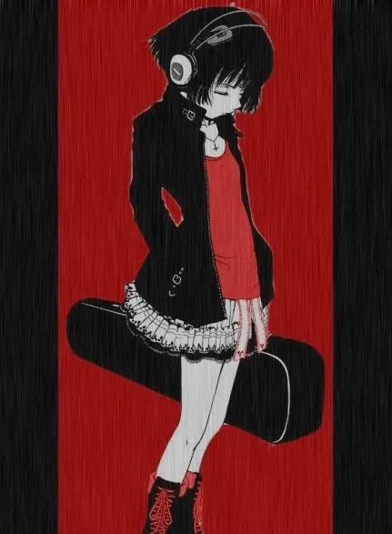 Anime Emo Girl