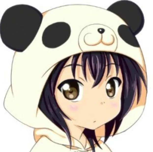 Anime girl wearing PANDA hat! To cute! | Proyectos que intentar ...