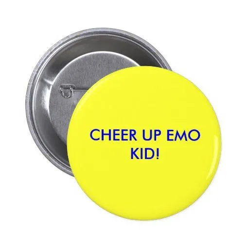 ANIME PARA ARRIBA AL NIÑO DE EMO! PIN de Zazzle.