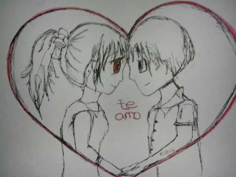 Te quiero dibujos a lapiz - Imagui