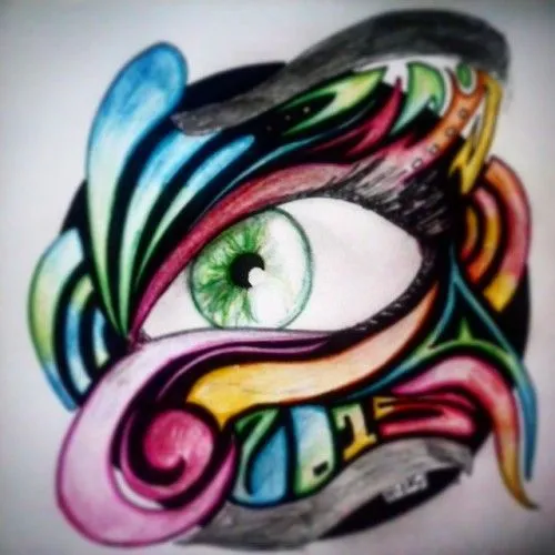 Animick - “I Origins” 3.0 #eye #ojo #dibujo #colores #draw...