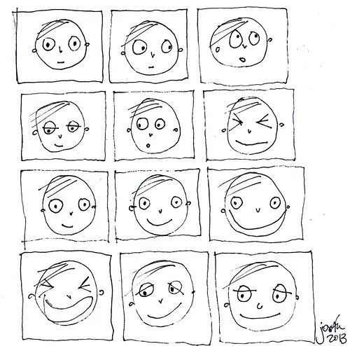 Estados de animo caras para colorear - Imagui
