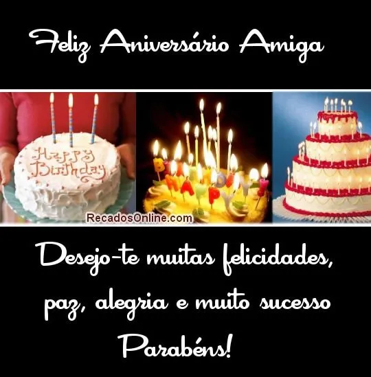 Aniversário de Amiga - Imagens, Mensagens e Frases para Facebook Aniversário de Amiga - Imagens, Mensagens e Frases para Facebook