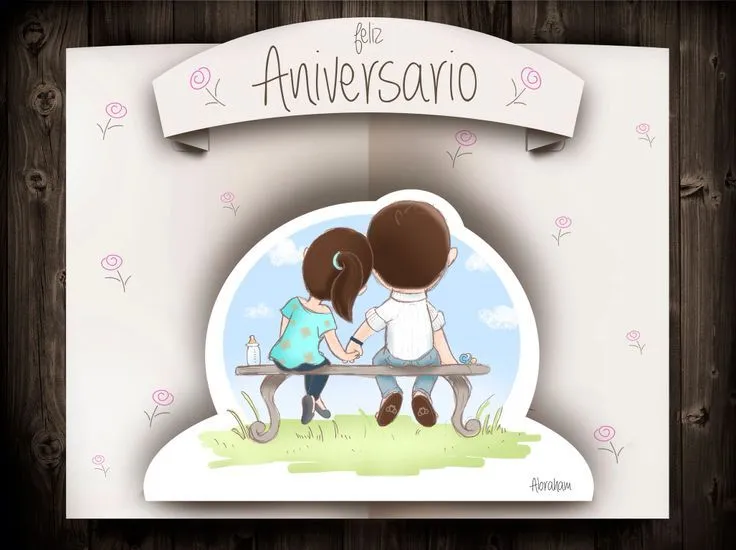 Primer aniversario de bodas | Mis caricaturas | Pinterest | Bodas ...