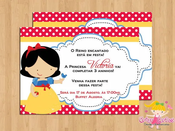Aniversario Branca de Neve | Elo7