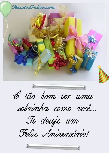 Parabens para FaceBook sobrinha - Imagui