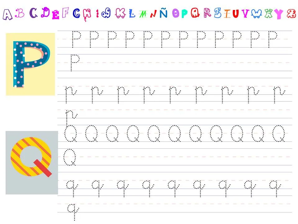 Con cinco años...: Para practicar la grafía de las letras