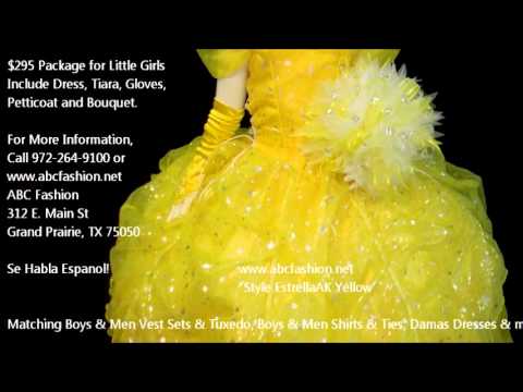 3 Anos Yellow Dresses, Amarillo Vestidos de 3 Anos, Vestidos de ...