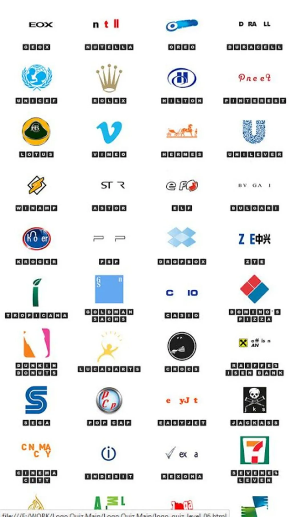 Answers for Logo Quiz para Android - Descargar Answers for Logo Quiz para Android - Descargar