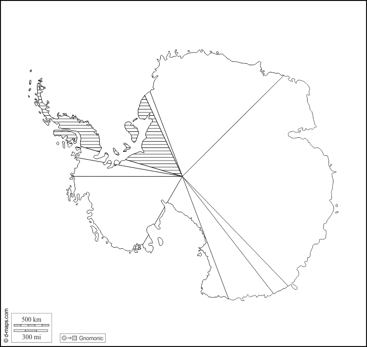 Antártida: Mapa gratuito, mapa mudo gratuito, mapa en blanco ...