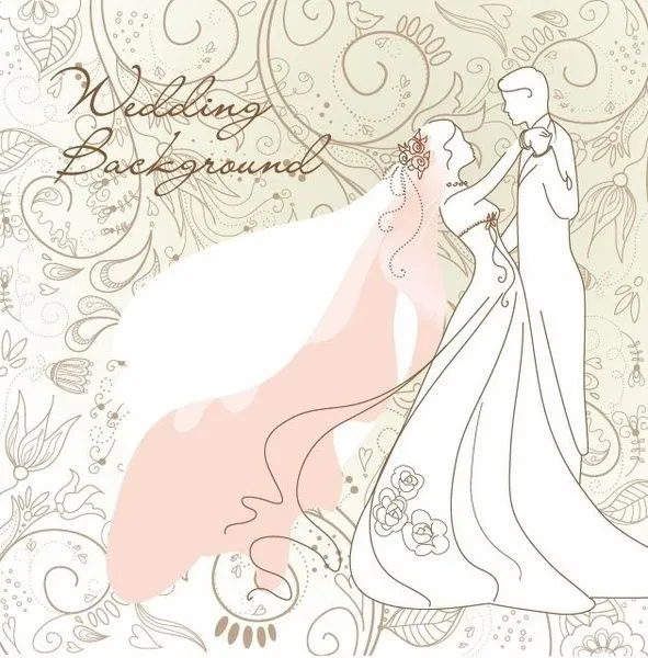 Antecedentes de la boda vector Ilustración Vector de fondo ... Antecedentes de la boda vector Ilustración Vector de fondo ...