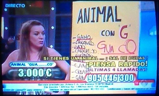 Antena 3 y la fauna sudamericana — TenCuidado.es Antena 3 y la fauna sudamericana — TenCuidado.es