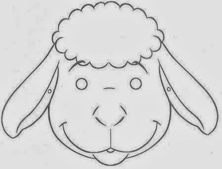 Maestra de Infantil: Caretas de animales para colorear e imprimir.