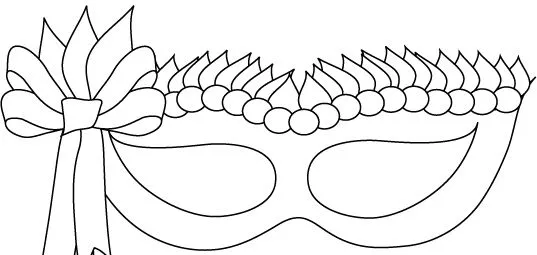 Antifaces de Carnaval para imprimir, recortar y pintar | Colorear ... Antifaces de Carnaval para imprimir, recortar y pintar | Colorear ...
