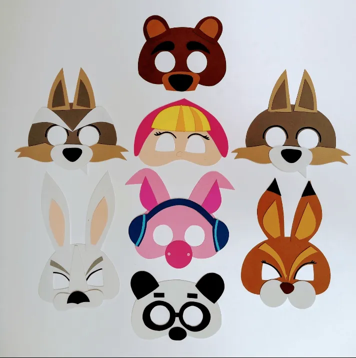Antifaces Masha y el Oso x 10 unidades - Juguemos a Ser Antifaces Masha y el Oso x 10 unidades - Juguemos a Ser