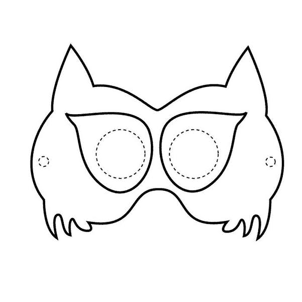 Moldes de antifaces para niñas - Imagui