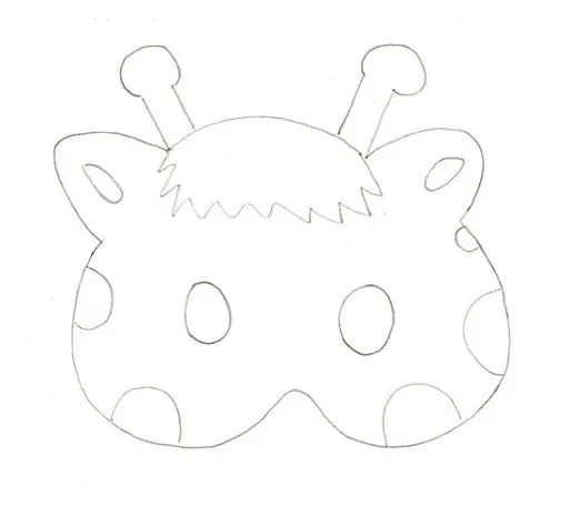 Patrones de mascaras de animales en foami - Imagui