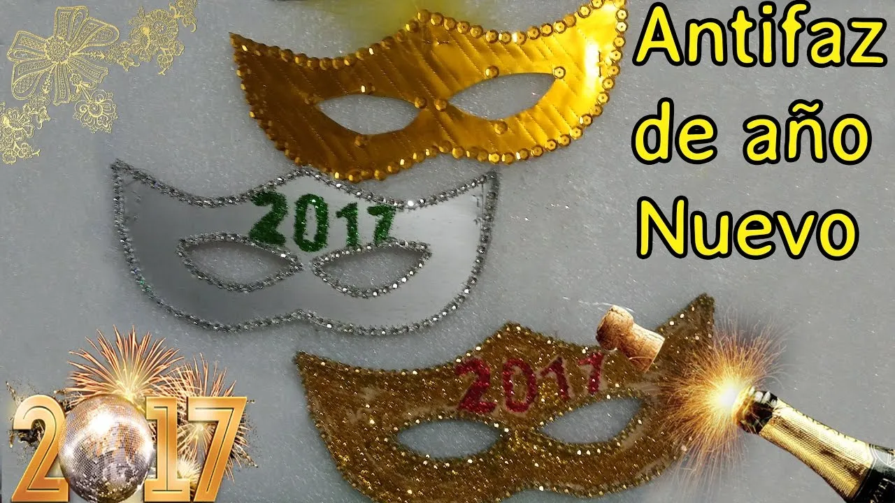 Antifaz de año nuevo - YouTube