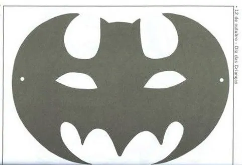 Antifaz de batman para imprimir - Imagui