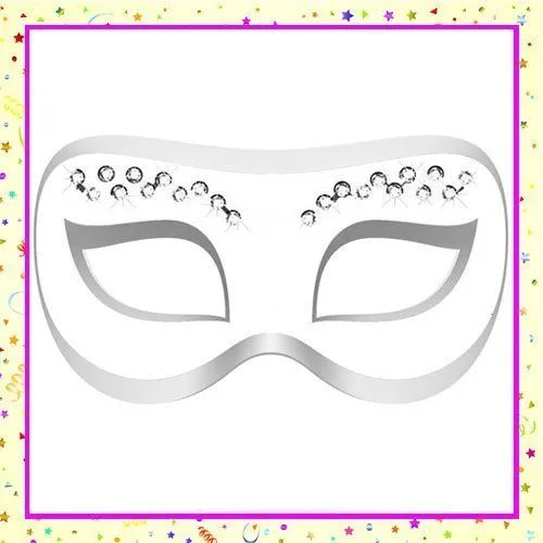 Antifaz con brillantes para dibujar con los niños - Antifaces de ... Antifaz con brillantes para dibujar con los niños - Antifaces de ...