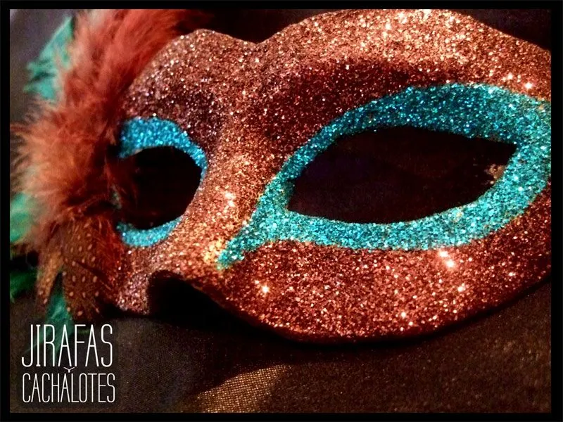 Antifaz diamantina ~ mascaras venecianas