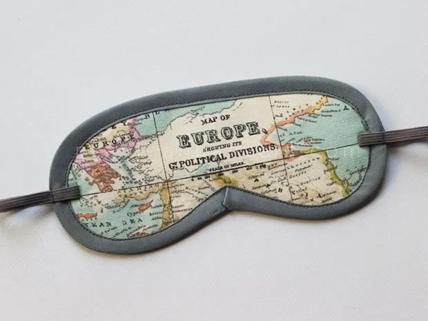 Antifaz para dormir en tus viajes - Guía de MANUALIDADES Antifaz para dormir en tus viajes - Guía de MANUALIDADES