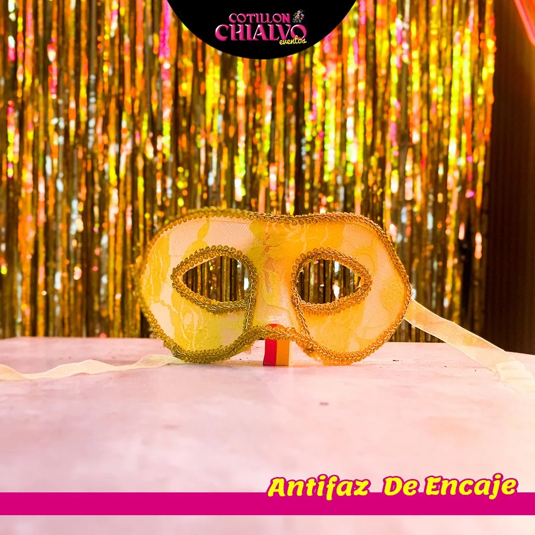 Antifaz de Encaje – COTILLON CHIALVO