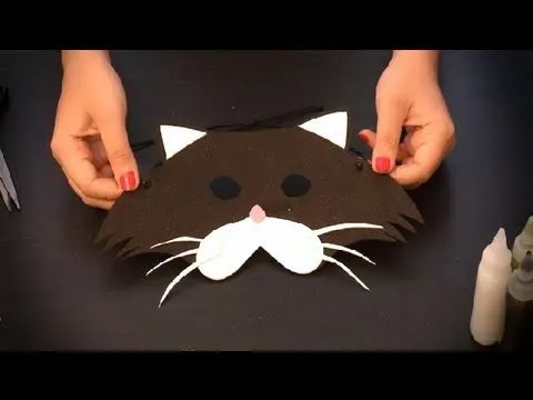 Cómo hacer un antifaz de gato : Antifaces de animales para niños ... Cómo hacer un antifaz de gato : Antifaces de animales para niños ...