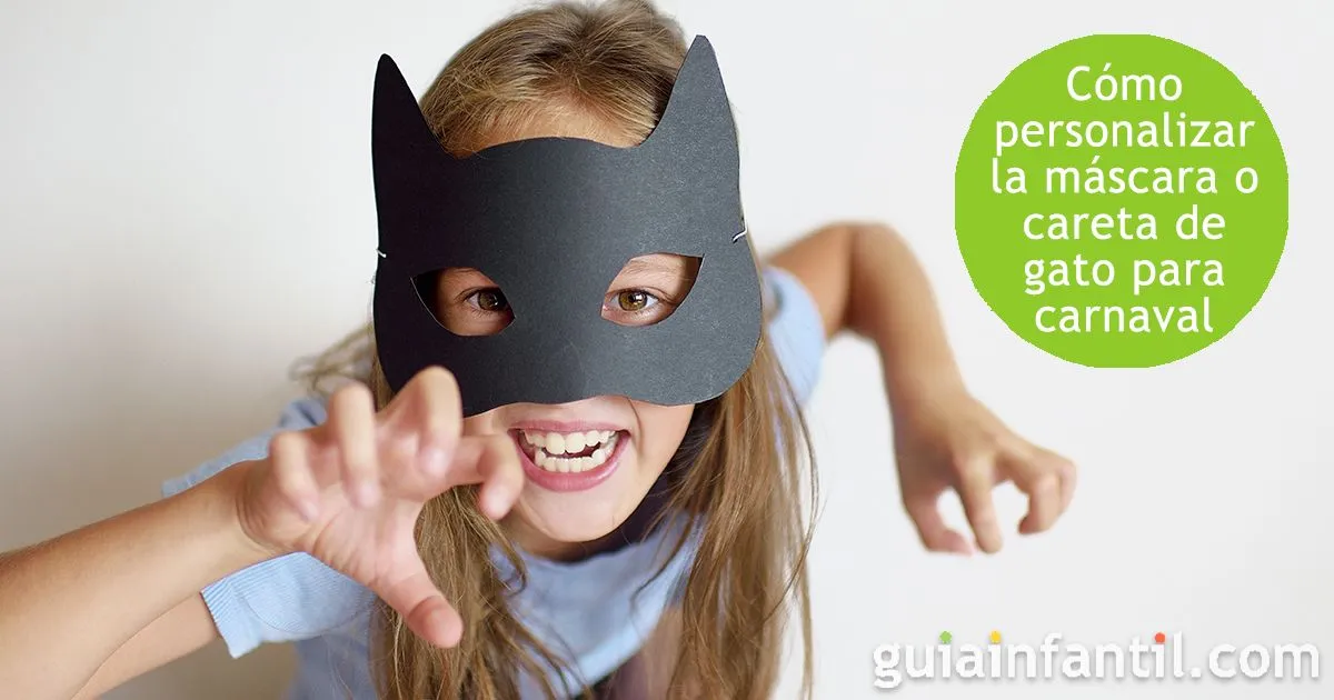 Cómo hacer un antifaz de gato, disfraces para carnaval Cómo hacer un antifaz de gato, disfraces para carnaval
