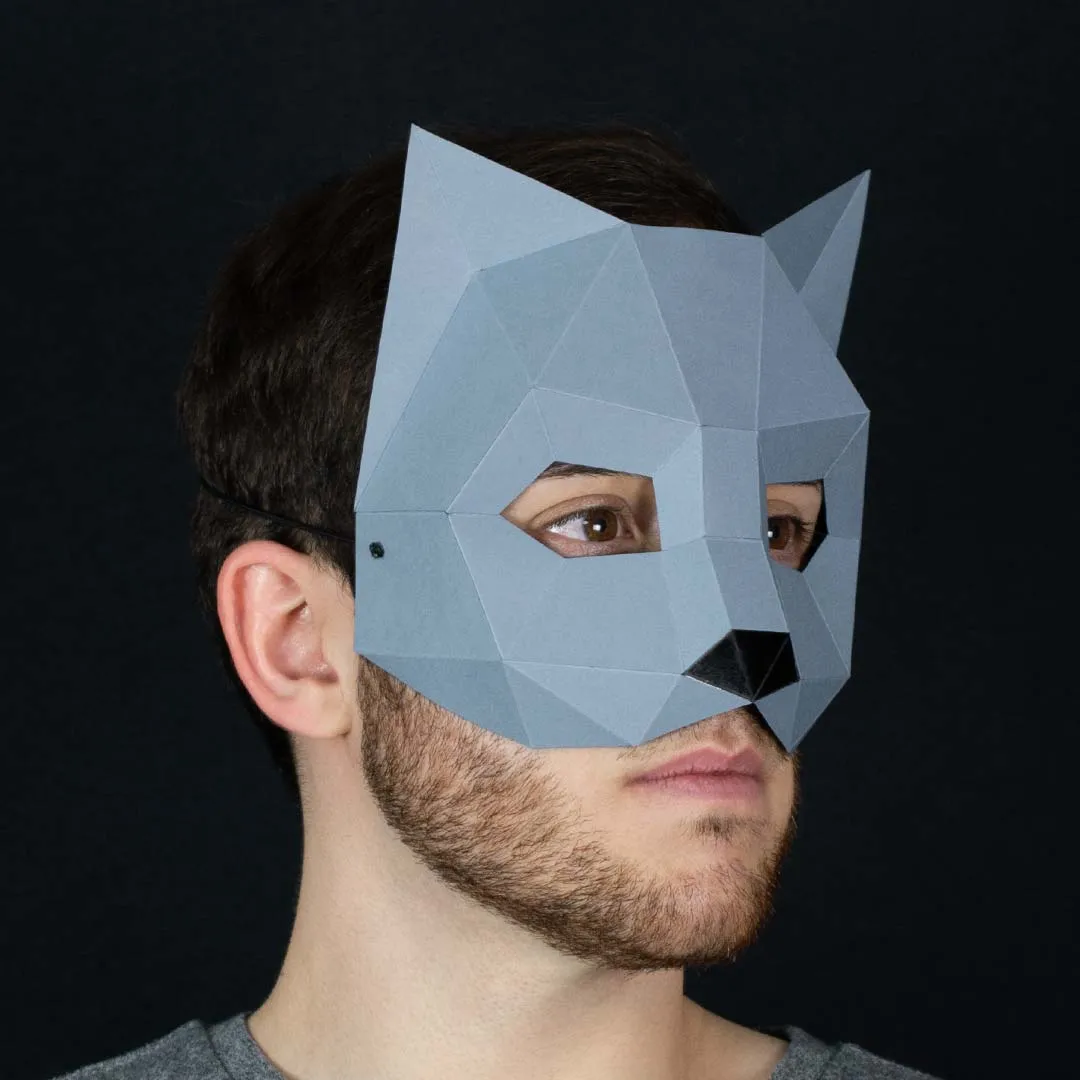 Antifaz de Gato para Imprimir con Papel | Plantillas PDF Antifaz de Gato para Imprimir con Papel | Plantillas PDF