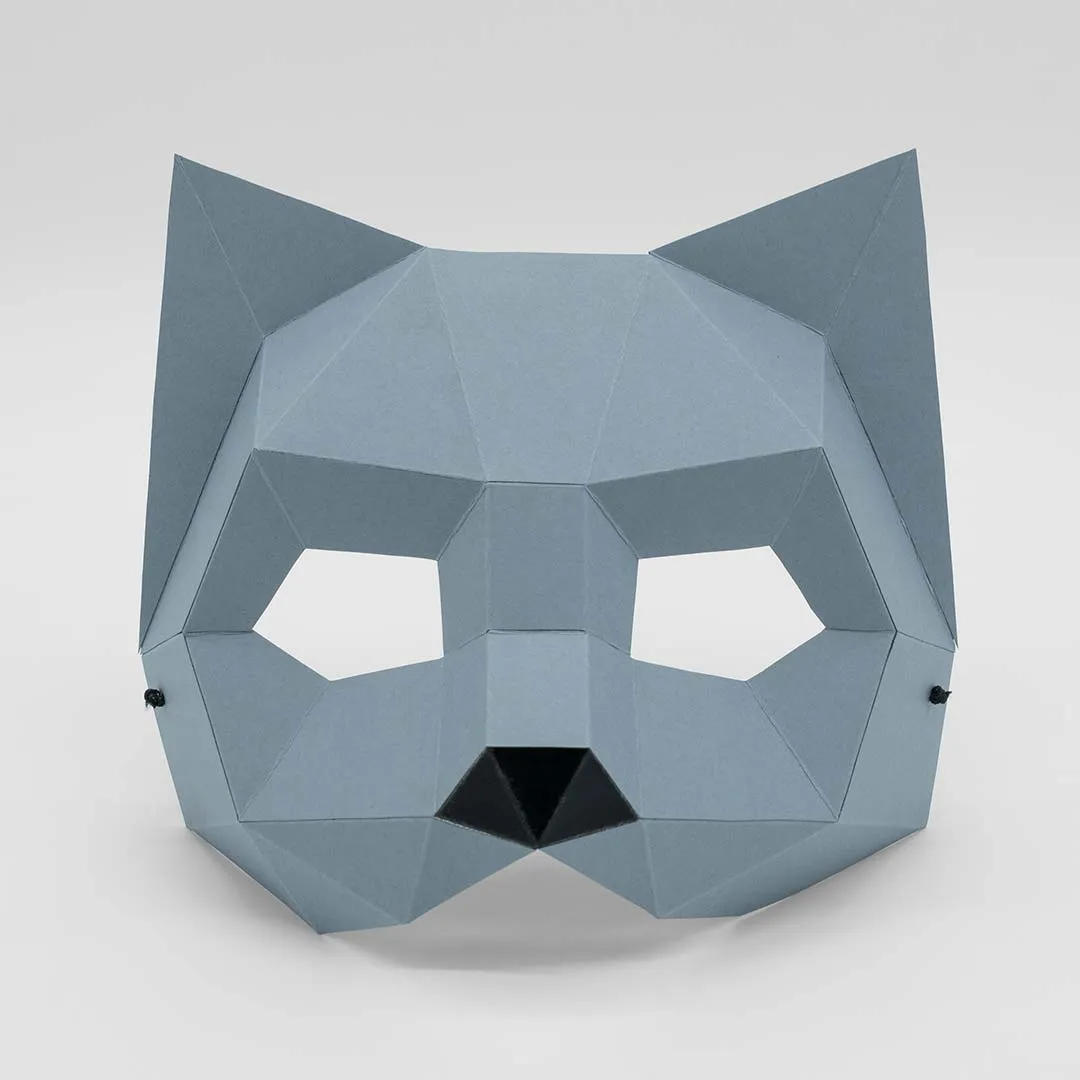 Antifaz de Gato para Imprimir con Papel | Plantillas PDF Antifaz de Gato para Imprimir con Papel | Plantillas PDF