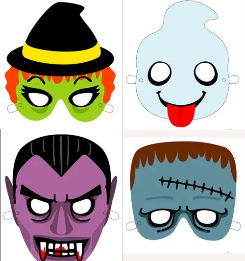 Mascaras de halloween para imprimir | Manualidades faciles Mascaras de halloween para imprimir | Manualidades faciles