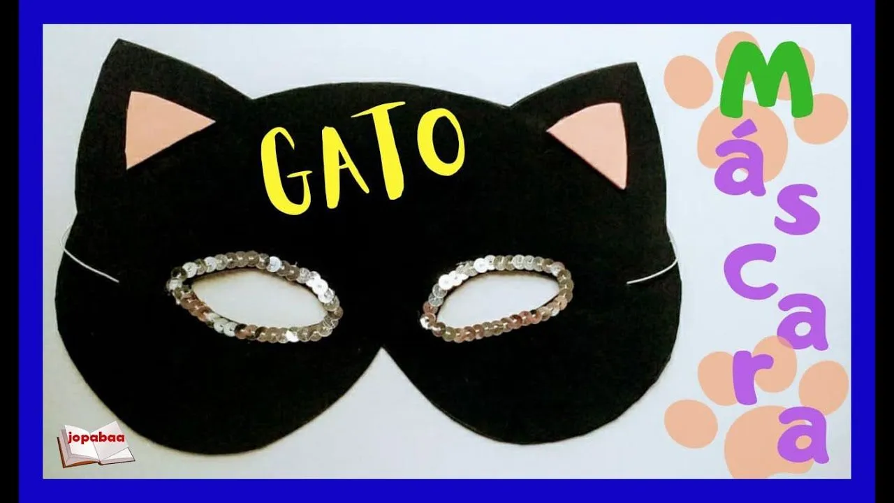 Antifaz o Máscara de Gato ó FELINO con Foami y Lentejuelas Fácil de HACER* Antifaz* Antifaz o Máscara de Gato ó FELINO con Foami y Lentejuelas Fácil de HACER* Antifaz*