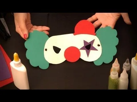 Cómo hacer un antifaz de payaso : Antifaces de personajes para ... Cómo hacer un antifaz de payaso : Antifaces de personajes para ...