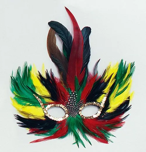Antifaz Plumas Multicolor Pájaro Tropical Pavo Carnaval Fiesta ... Antifaz Plumas Multicolor Pájaro Tropical Pavo Carnaval Fiesta ...