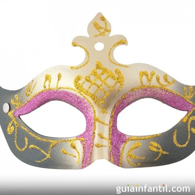 Antifaz de princesa para niñas - Antifaces para niños y padres ... Antifaz de princesa para niñas - Antifaces para niños y padres ...