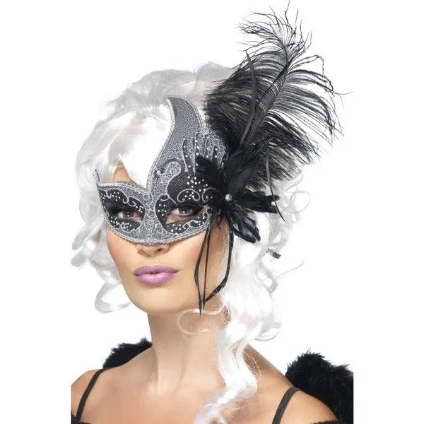 Antifaz veneciano con plumas Antifaces | FunideliaES - Ropa Online Antifaz veneciano con plumas Antifaces | FunideliaES - Ropa Online
