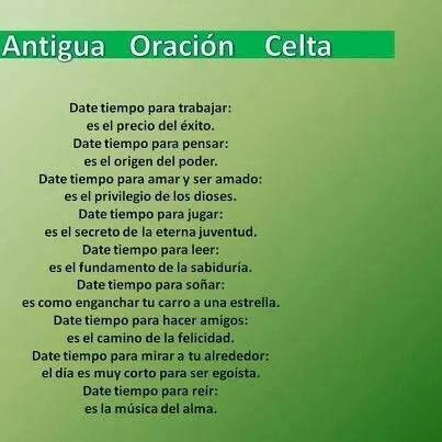 Antigua Oracion Celta. | ORACINES | Pinterest | Antigua