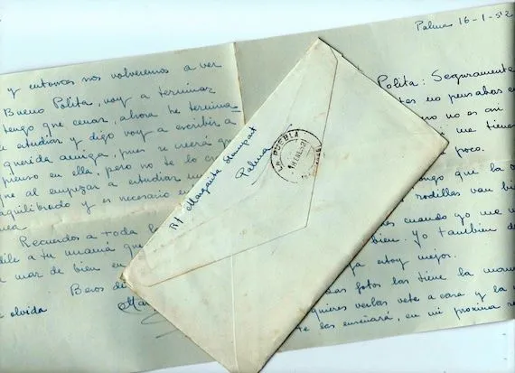 Antiguo sobre y carta de amor de España por BlueGrizzlePapers Antiguo sobre y carta de amor de España por BlueGrizzlePapers