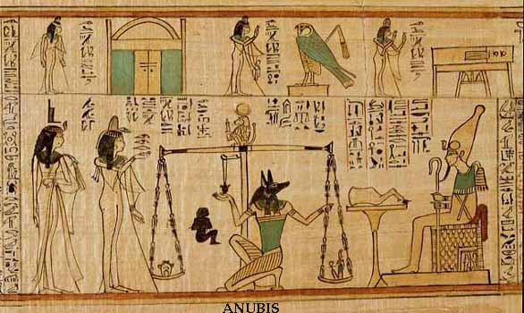 Anubis is the Egyptian name for a jackal-headed god associated with ...