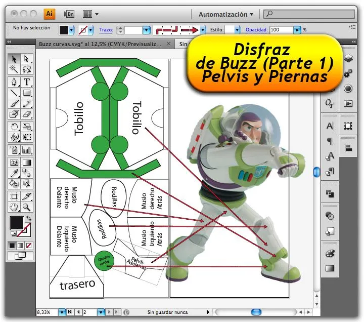 Anubis4D: Disfraz de Buzz Lightyear (Planificación 1: Pelvis y ... Anubis4D: Disfraz de Buzz Lightyear (Planificación 1: Pelvis y ...