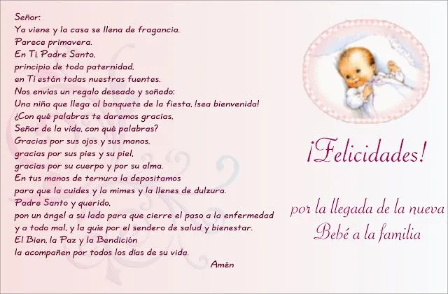 Frases para anunciar la llegada de una niña - Imagui